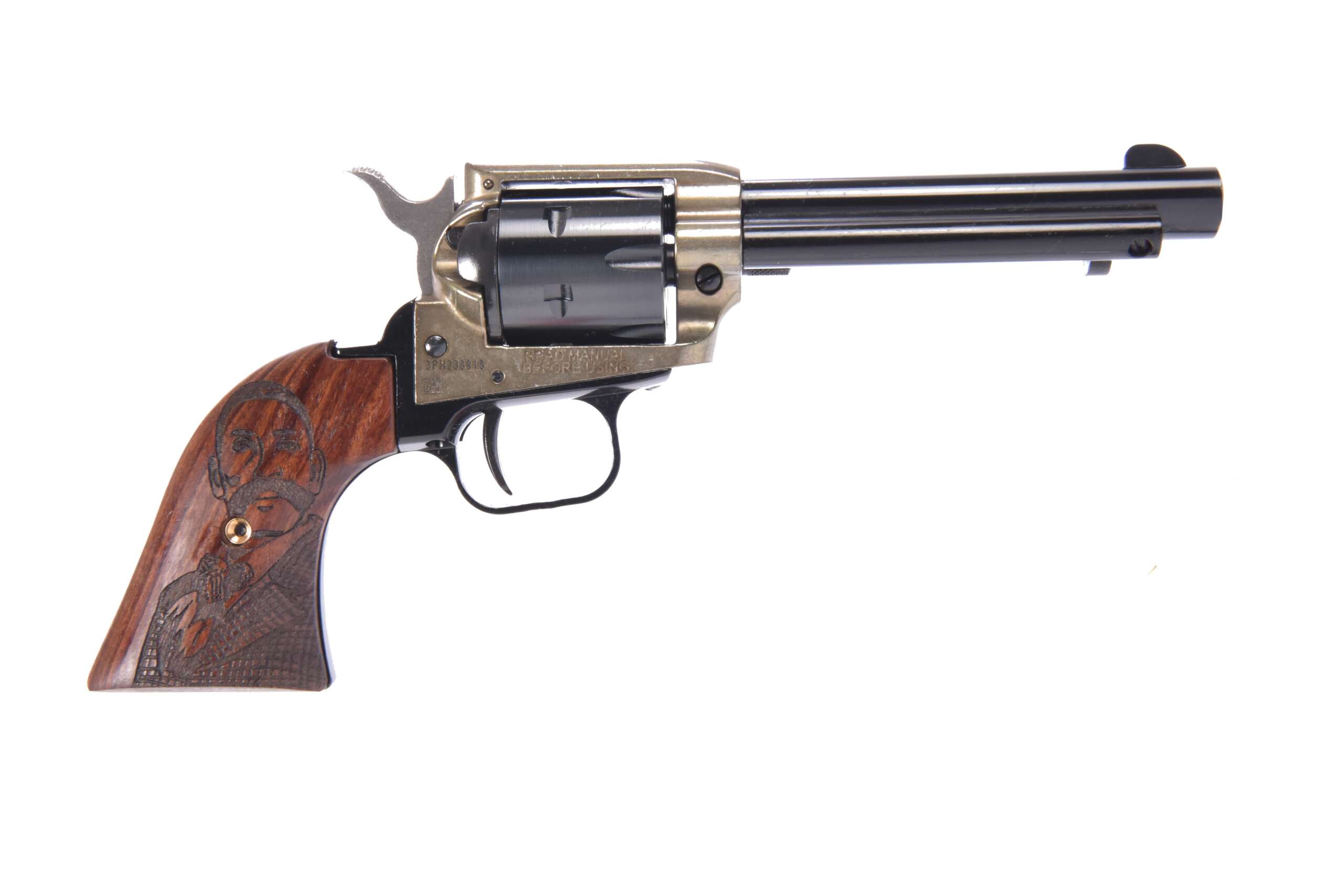 22LR BL/CH 4.75" BASS REEVES #