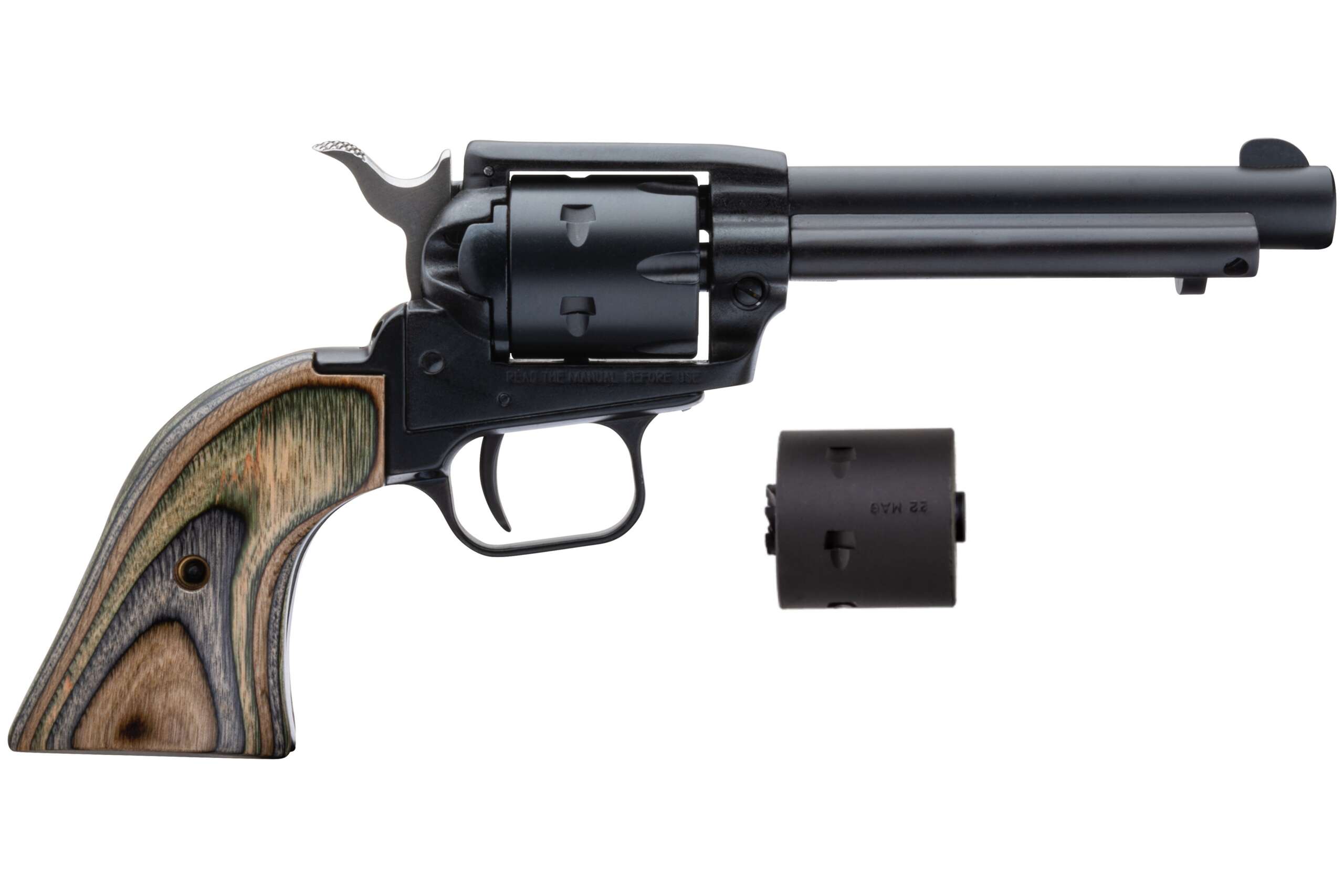 22LR/22M BLK/CAMO LAM 4.75" FS